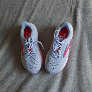 Brooks Athletic Shoes in Light Blue and Pink